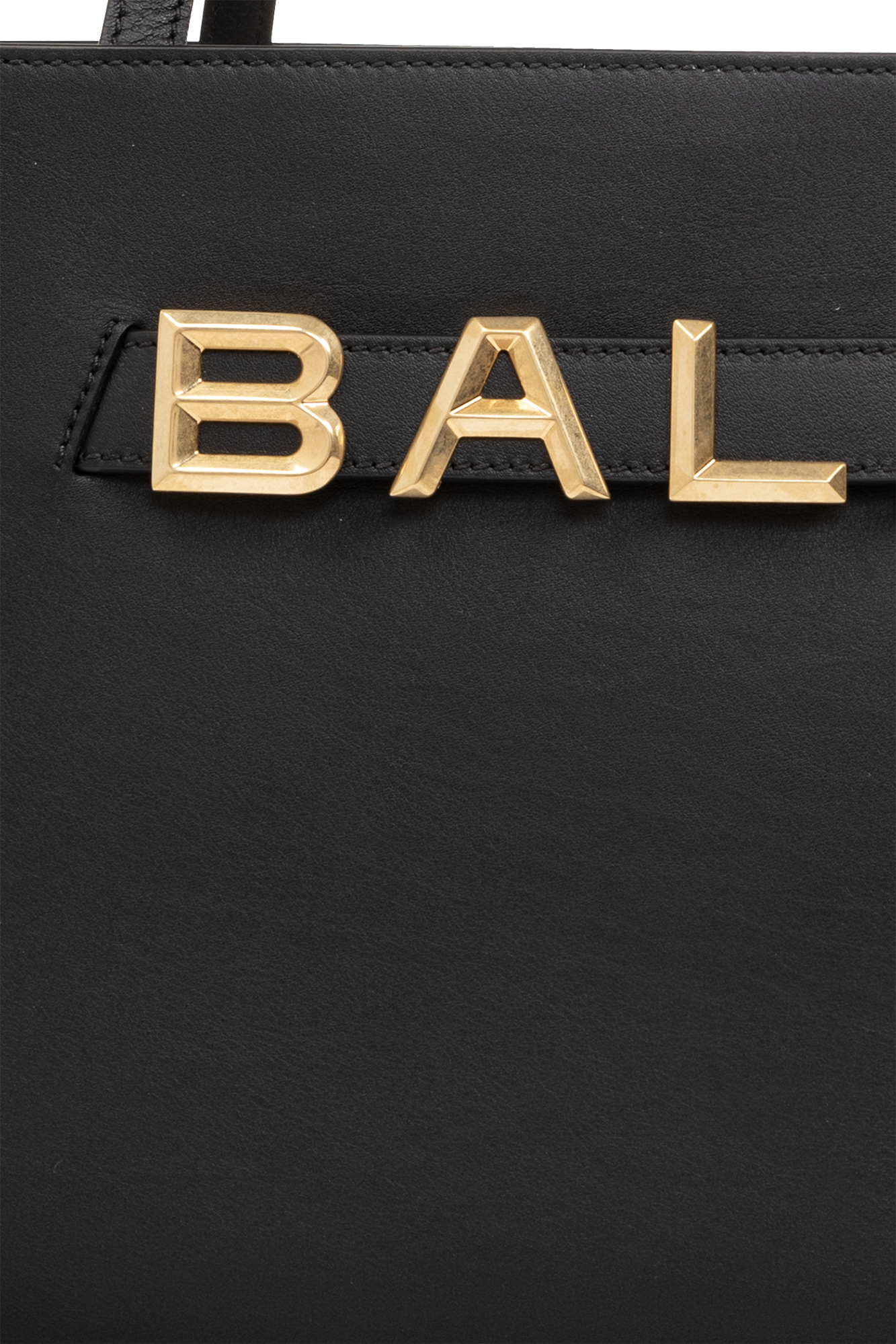 トートバッグ Bally Logo Shopping Bag BALLY Tote Bag Hand Bag logo Canvas Leather Brown B logo Man